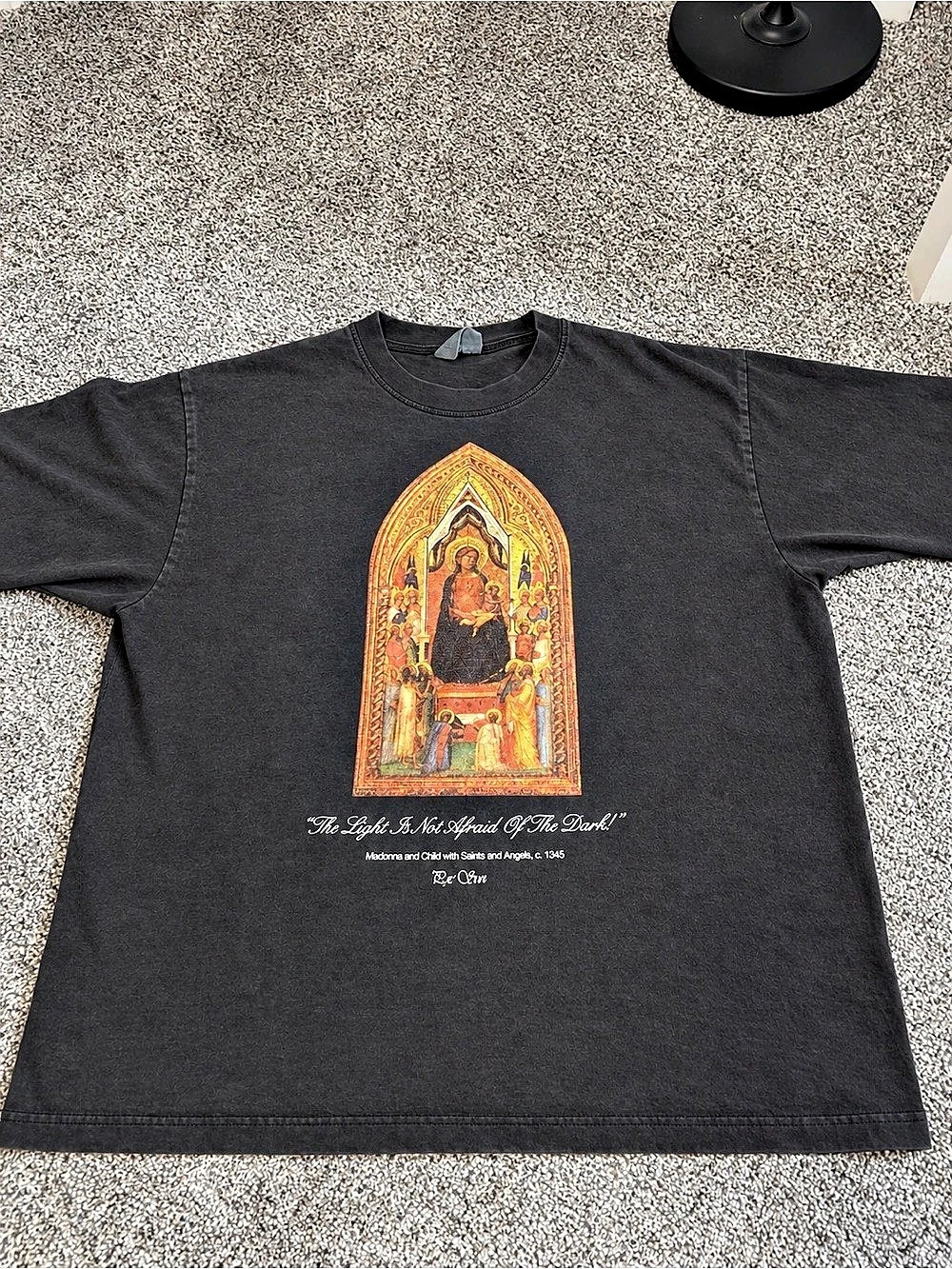 Graphic Short Sleeve Tee in Black